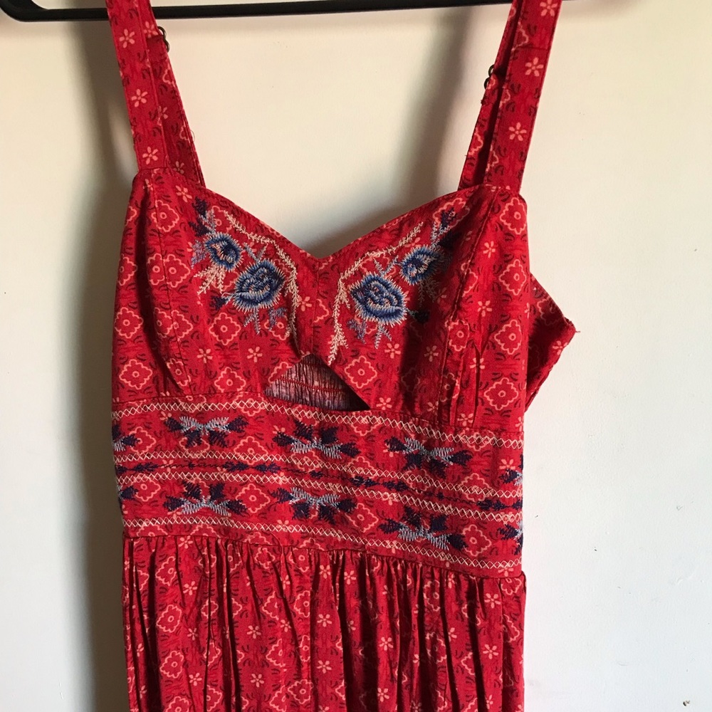 Patterned maxi dress